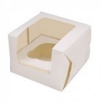 Cupcake doosje 1 incl. tray met venster